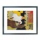 Quadro Lautrec cod. 01  cm. 40x50 pronto da appendere con passepartout  comprensivo di cornice, gancio e plexiglass