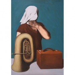 Poster Magritte Art. 37 cm 50x70 Stampa Falsi d'Autore Affiche Plakat Fine Art