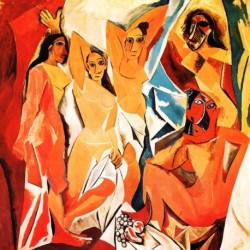 Poster Picasso Art. 11 cm 70x70 Stampa Falsi d'Autore Affiche Plakat Fine Art