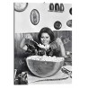 Quadro Mangiaspaghetti Art. 38 Sofia Loren cm 35x50 Trasporto Gratis intelaiato pronto da appendere Stampa su tela Canvas