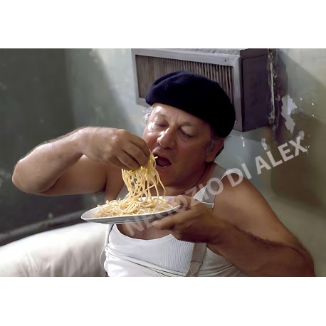 Plakat Iss Spaghetti Art. 32 cm 35x50 Poster  Mangiaspaghetti Falsi d'Autore Affiche Plakat Fine Art