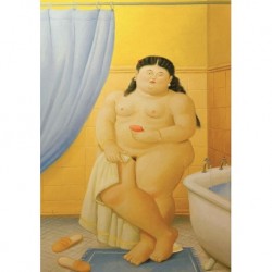 Poster Botero Art. 60 donna al bagno cm 35x50 Stampa Falsi d'Autore Affiche Plakat Fine Art